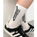 EXCEEDロゴリブソックス | WEGO【WOMEN】 | 詳細画像2 