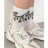 ファイヤー柄ソックス | WEGO【WOMEN】 | 詳細画像3 