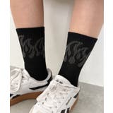ファイヤー柄ソックス | WEGO【WOMEN】 | 詳細画像4 