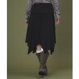 サイドギャザーイレヘムミドルスカート | WEGO【WOMEN】 | 詳細画像1 