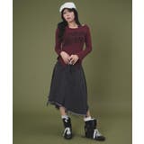 タックフリンジデニムスカート | WEGO【WOMEN】 | 詳細画像2 