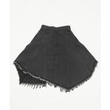 タックフリンジデニムスカート | WEGO【WOMEN】 | 詳細画像8 