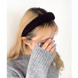 ブラック | Lシャギーニットカチューシャ | WEGO【WOMEN】