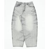 グレー | バルーンスラッシュデニムパンツ | WEGO【MEN】