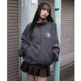 113 | フェイクスウェードロゴスウィングトップ | WEGO【MEN】