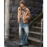 フェイクスウェードロゴスウィングトップ | WEGO【MEN】 | 詳細画像4