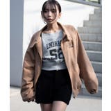 フェイクスウェードロゴスウィングトップ | WEGO【MEN】 | 詳細画像39