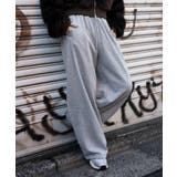 杢グレー | カーブデザインスウェットパンツ | WEGO【WOMEN】