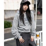 グレーその他 | グラフィックショートプルパーカー | WEGO【WOMEN】