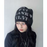 ブラック | ロゴスプレープリントビーニー | WEGO【MEN】