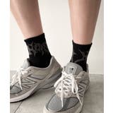 ブラック | トライバルロゴハイアンクルソックス(HA) | WEGO【MEN】