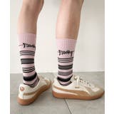 ピンク | マルチボーダーソックス(R) | WEGO【MEN】