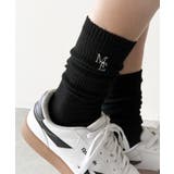 刺繍ロゴローゲージゆるリブソックス | WEGO【WOMEN】 | 詳細画像9 