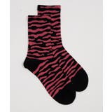 ゼブラ柄リブソックス | WEGO【WOMEN】 | 詳細画像8 