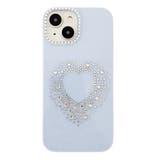 柄3 | ハートビジューラメiphoneケース(ブルー) | WEGO【WOMEN】