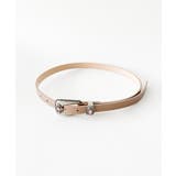 ベージュ | Lストーンバックルベルト | WEGO【WOMEN】