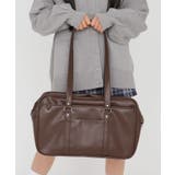 ブラウン | PUスクールバッグ | WEGO【WOMEN】