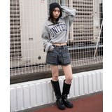 グラフィックハーフジップスウェット | WEGO【WOMEN】 | 詳細画像3 