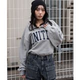 グラフィックハーフジップスウェット | WEGO【WOMEN】 | 詳細画像10 