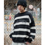 アゼアミボーダーニットプルオーバー | WEGO【MEN】 | 詳細画像18 