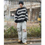 アゼアミボーダーニットプルオーバー | WEGO【MEN】 | 詳細画像21 