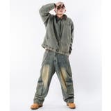 キルティングZIPデニムジャケット | WEGO【MEN】 | 詳細画像3 