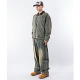キルティングZIPデニムジャケット | WEGO【MEN】 | 詳細画像14 