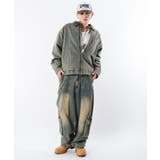 キルティングZIPデニムジャケット | WEGO【MEN】 | 詳細画像17 