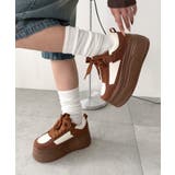 厚底ワイドシューレーススニーカー | WEGO【WOMEN】 | 詳細画像11