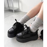 厚底ワイドシューレーススニーカー | WEGO【WOMEN】 | 詳細画像16