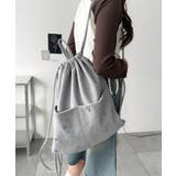 ハトメデザインナップサック | WEGO【MEN】 | 詳細画像1 