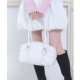 スタッズハートチャーム付きハトメボストン | WEGO【WOMEN】 | 詳細画像12 