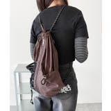 センターzipナップサック | WEGO【MEN】 | 詳細画像8 