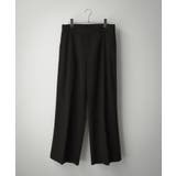 ブラック | ワイドストレートスラックス | WEGO【MEN】