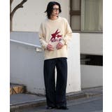 サテンワッペンニットプルオーバー | WEGO【MEN】 | 詳細画像3