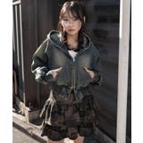 デニムショートフードブルゾン | WEGO【WOMEN】 | 詳細画像1 