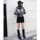 デニムショートフードブルゾン | WEGO【WOMEN】 | 詳細画像3 