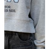 襟付きグラフィックショートスウェット | WEGO【WOMEN】 | 詳細画像5