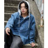 デニムフードシャツ(LS) | WEGO【MEN】 | 詳細画像11 