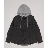 デニムフードシャツ(LS) | WEGO【MEN】 | 詳細画像20 