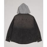 デニムフードシャツ(LS) | WEGO【MEN】 | 詳細画像21 