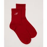 アルファベット刺繍ソックス | WEGO【WOMEN】 | 詳細画像14 