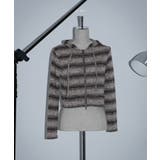 ブラウン | ボーダーグラデーションパーカー | WEGO【WOMEN】