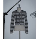 グレー | ボーダーグラデーションパーカー | WEGO【WOMEN】