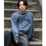 ブリーチニットグラフィックプルオーバー | WEGO【MEN】 | 詳細画像1 