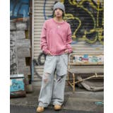 ブリーチニットグラフィックプルオーバー | WEGO【MEN】 | 詳細画像4 