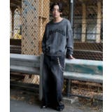 ブリーチニットグラフィックプルオーバー | WEGO【MEN】 | 詳細画像5 