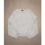 オフホワイト | ショートダメージプルオーバー | WEGO【MEN】