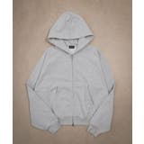 杢グレー | ショートZIPパーカー | WEGO【MEN】