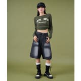 サイドギャザーヘンリーネックロゴTOP | WEGO【WOMEN】 | 詳細画像2 